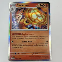 Cinderace 028/132 HOLO Me01: Mega Evolution Pokemon TCG Holo NM/M - Image 1