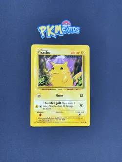 Pokemon TCG Pikachu Base Set 58/102 Regular LP. - Image 1