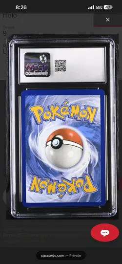 2022 Pokemon Umbreon V TG22/TG30 Brilliant Stars Trainer Gallery Holo CGC 9 - Image 2
