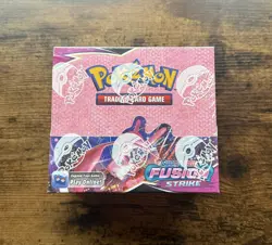 Pokemon TCG Fusion Strike Booster Box Sealed Sword & Shield SWSH Acrylic Case - Image 2
