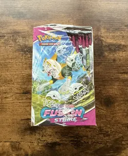 Pokemon TCG Fusion Strike Booster Box Sealed Sword & Shield SWSH Acrylic Case - Image 5