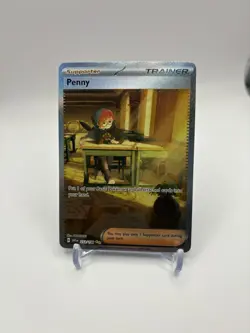 Pokemon TCG Full Art Holo Penny 252/198 Sir Special Illustration Rare - Image 1
