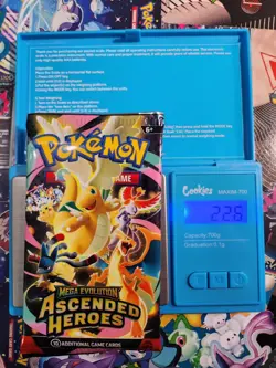 EXTREMELY HEAVY! 22.6g GOD PACKUUU Ascended Heroes Pokemon TCG Booster (SEALED) - Image 1