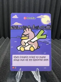 Fetchie (Farfetch'd) #82 - PokieBubies V1 Unlimited Edition Fan Art - Pokemon - Image 1