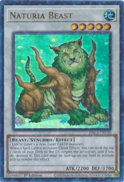 Yugioh! Naturia Beast - HAC1-EN120 - Ultra Rare - 1st Edition (Duel Terminal) Ne - Image 1