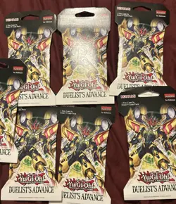 11x Yu-Gi-Oh Duelist's Advance English 1st Edition Sleeved Booster Pack Lot - Image 2