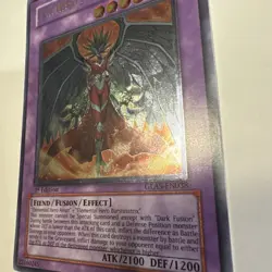 Yugioh Evil Hero Inferno Wing GLAS-EN038 Ultimate Rare 1st Edition - Image 4