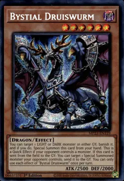 Yu-Gi-Oh! Bystial Druiswurm Prismatic Secret Rare MP23-EN159 - Image 1