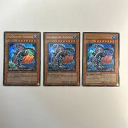 Yugioh Ocean Dragon Lord - Neo-Daedalus SD4-EN001 Ultra Rare 1st Ed NM/LP x3 - Image 1