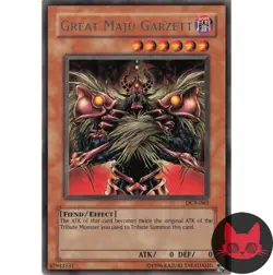 Yugioh Great Maju Garzett DCR-063 Rare MP - Image 1