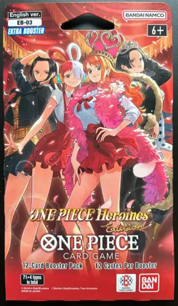 NEW/SEALED One Piece TCG Extra Booster Pack Heroines Edition EB-03 English - Image 1