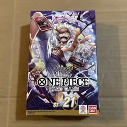 ONE PIECE TCG: GEAR5 STARTER DECK EX 21 (ST-21) NEW & FACTORY SEALED ENGLISH - Image 1