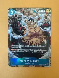 One Piece TCG Monkey.D.Luffy - OP11-058 (TR) Carrying On His Will Treasure Rare - Image 1