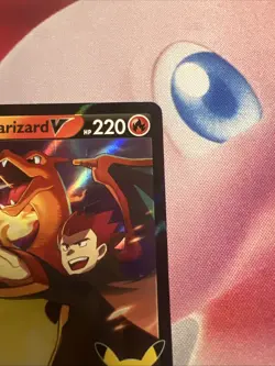 Pokemon: Lance’s Charizard V SWSH133 Celebrations Promo Card NM/M - Image 2