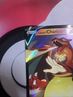 Pokemon: Lance’s Charizard V SWSH133 Celebrations Promo Card NM/M - Image 3