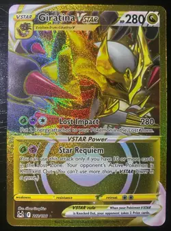 Pokemon Giratina VSTAR TCG Swsh11: Lost Origin Ultra Rare Holo Card 212 - Image 1