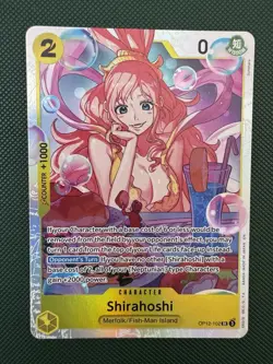 Shirahoshi OP12-102 Legacy of the Master Foil One Piece TCG SR Card - Image 1