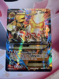 M Camerupt EX XY198a Full Art Black Star Promo Ultra Rare Pokemon Card 2017 NM - Image 1