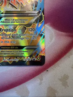 M Camerupt EX XY198a Full Art Black Star Promo Ultra Rare Pokemon Card 2017 NM - Image 2