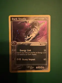 Dark Steelix 10/109 Holo EX Team Rocket Returns 2004 Pokemon Card LP - Image 1