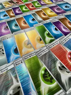 Pokemon Lot of 50 Reverse Holo Energy cards Pokemon TCG - Image 1