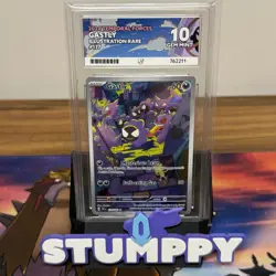 ACE 10 GASTLY 177/162 | IR Temporal Forces Full Art Graded Pokemon Card - Image 1
