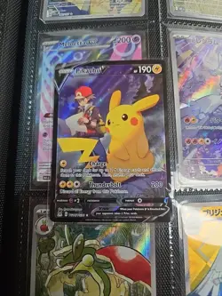 Pokemon TCG Pikachu v TG16/TG30 Lost Origin 2022 Full Art Holo Ultra Rare Card - Image 1