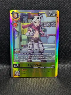 Digimon Card Game - Time Stranger - Aegiomon - BT24-034 - SR - Image 1