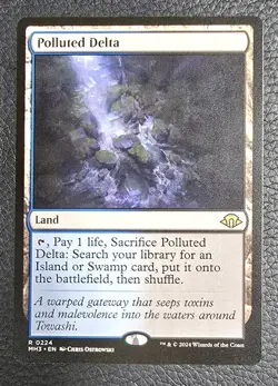 Polluted Delta Modern Horizons 3 Regular MTG Magic Card - Image 1