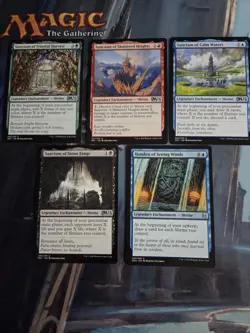 Legendary Enchantment Shrine EDH Lot. 5 different Hondens and Sanctums - Image 1