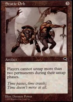 Static Orb LP, English MTG Tempest - Image 1