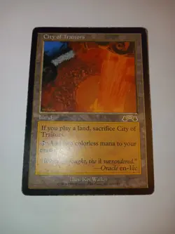 MTG Exodus City of Traitors - MP HP - Vintage - Image 1