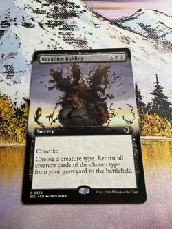 Bloodline Bidding (Extended Art) Rare MTG Lorwyn Eclipsed - Image 3
