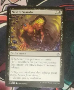 Magic:The Gathering Nest of Scarabs Amonkhet Regular Lightly Played - Image 1