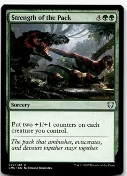 Strength of the Pack, Commander Legends #259 MTG - Image 1