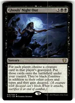 Ghouls' Night Out Commander: Innistrad: Midnight Hunt Regular MTG NM - Image 1