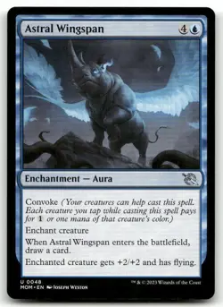 Astral Wingspan #48 (NM) March of the Machine MOM Magic MTG - Image 1