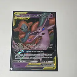 Pokemon Espeon & Deoxys GX TAG TEAM Ultra Rare Holo 72/236 Sm-Unified Minds Card - Image 1