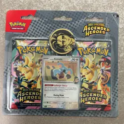 Pokemon Mega Evolution Ascended Heroes Pack—Larry & Komala Promo, 2 Packs - Image 1