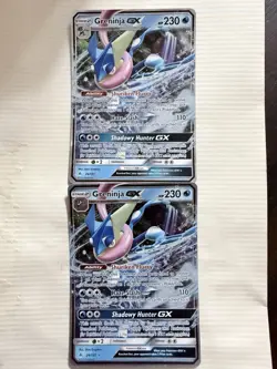 Pokemon TCG Forbidden Light x2 Ultra Rare Greninja Gx 24/131 Near Mint - Image 1