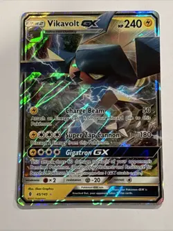 Vikavolt GX Ultra Rare SM - Guardians Rising 45/145 NM Pokemon TCG - Image 1