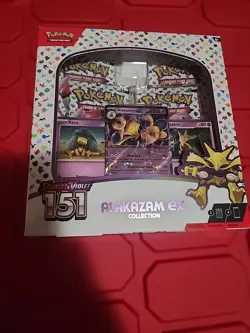 Alakazam EX Collection Box Sealed Pokemon Scarlet And Violet 151 820650855269 - Image 1