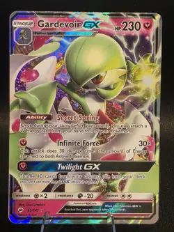 Pokemon TCG Gardevoir GX 93/147 Sm-Burning Shadows Holo Card NM Condition - Image 1