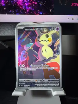 Pokemon TCG Team Rocket's Mimikyu Illustration Rare 238/217 Ascended Heroes - Image 1