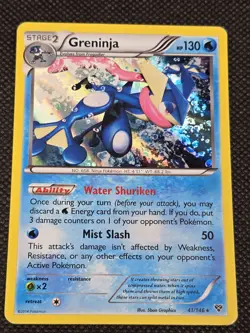 Pokemon Greninja 14/39 Kalos Starter Set 2013 Holo Stage 2 140HP Aqua Edge - Image 1