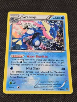 Pokemon Greninja 14/39 Kalos Starter Set 2013 Holo Stage 2 140HP Aqua Edge - Image 2