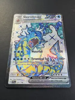 Pokemon: Gyarados EX Ultra Rare Full Art Holo 225/198 Scarlet & Violet Base Set - Image 2
