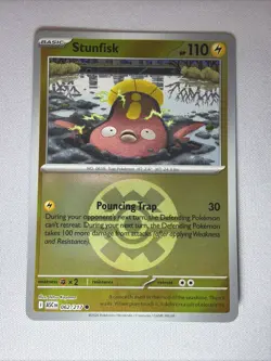 Pokemon TCG Stunfisk 62/217 Ascended Hero’s Pokeball - Image 1