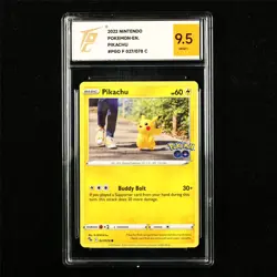 TQG 9.5 MINT+ 2022 Pokemon ENG Pikachu 027/078 C - Image 1
