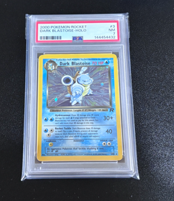 Pokemon Dark Blastoise 8/82 Team Rocket Set Unlimited Holo PSA 7 - Image 1